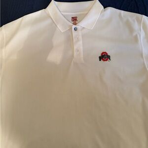 Ohio State White Polo Shirt